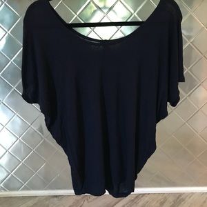 Tapered Navy Blue T-shirt